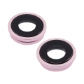 Rear Camera Lens With Bracket for iPhone 15 / 15 Plus-Pink (Purple) Rear Camera Lens With Bracket for iPhone 15 / 15 Plus-Pink (Purple)